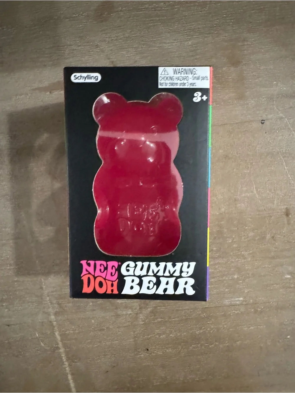 Nee Doh Gummy Bear Collectible Toy - Red